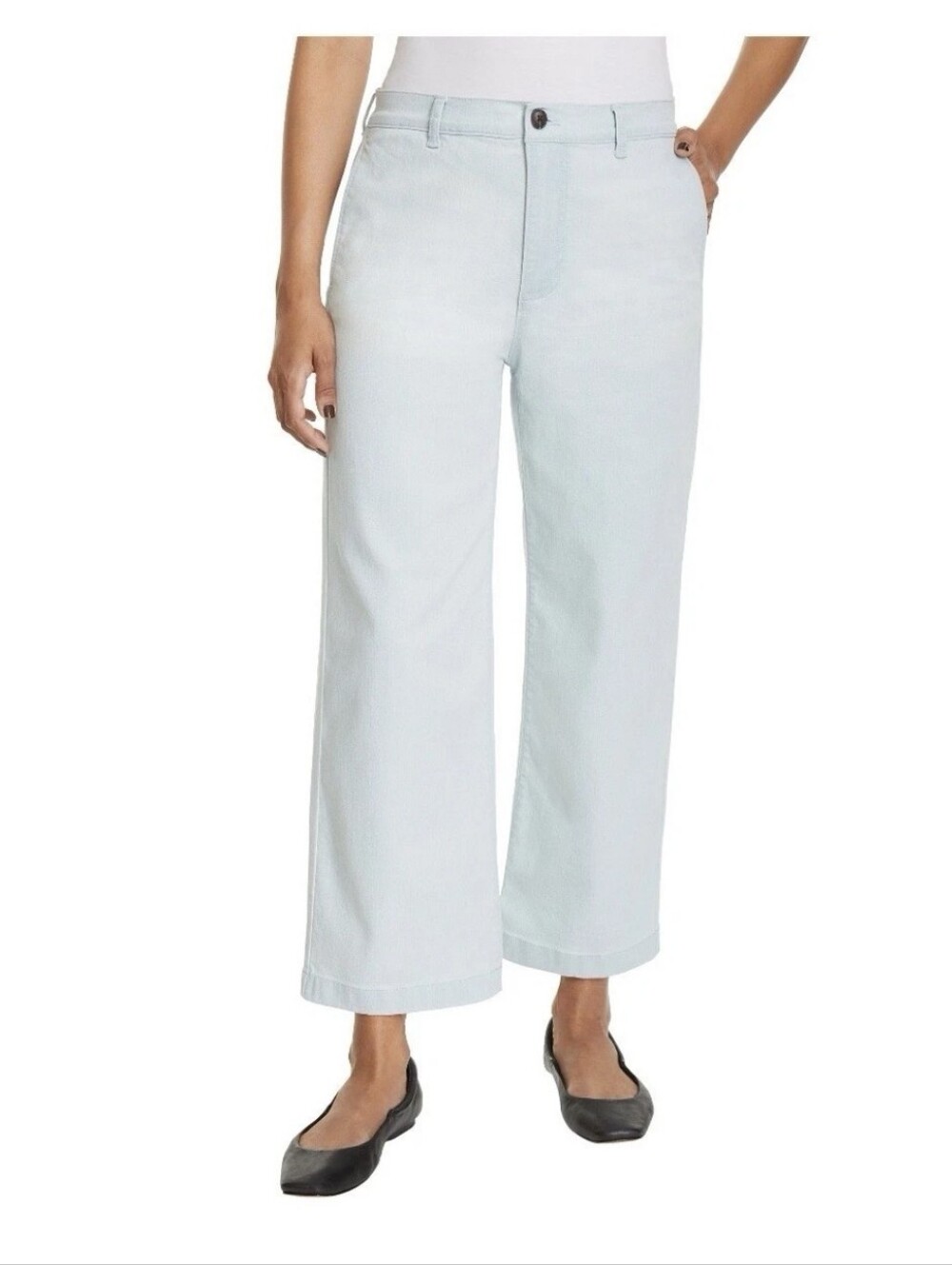 New!Women's Wide-Leg Denim Jeans Light Blue Western Y2K Cottagecore Sporty Retro